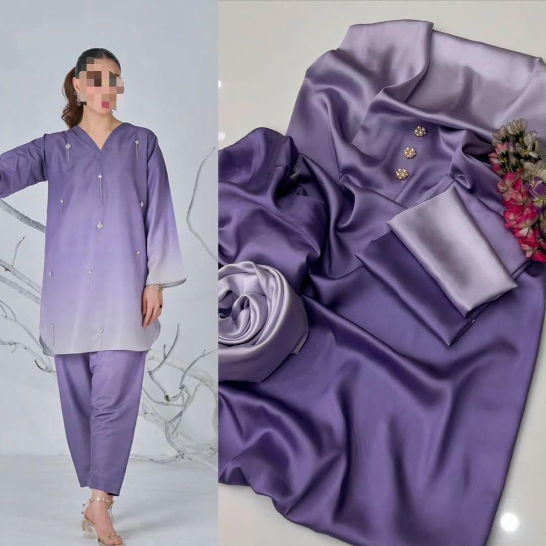 LULUSAR Digital Printed Shamooz Silk 3PC Unstitched Suit
