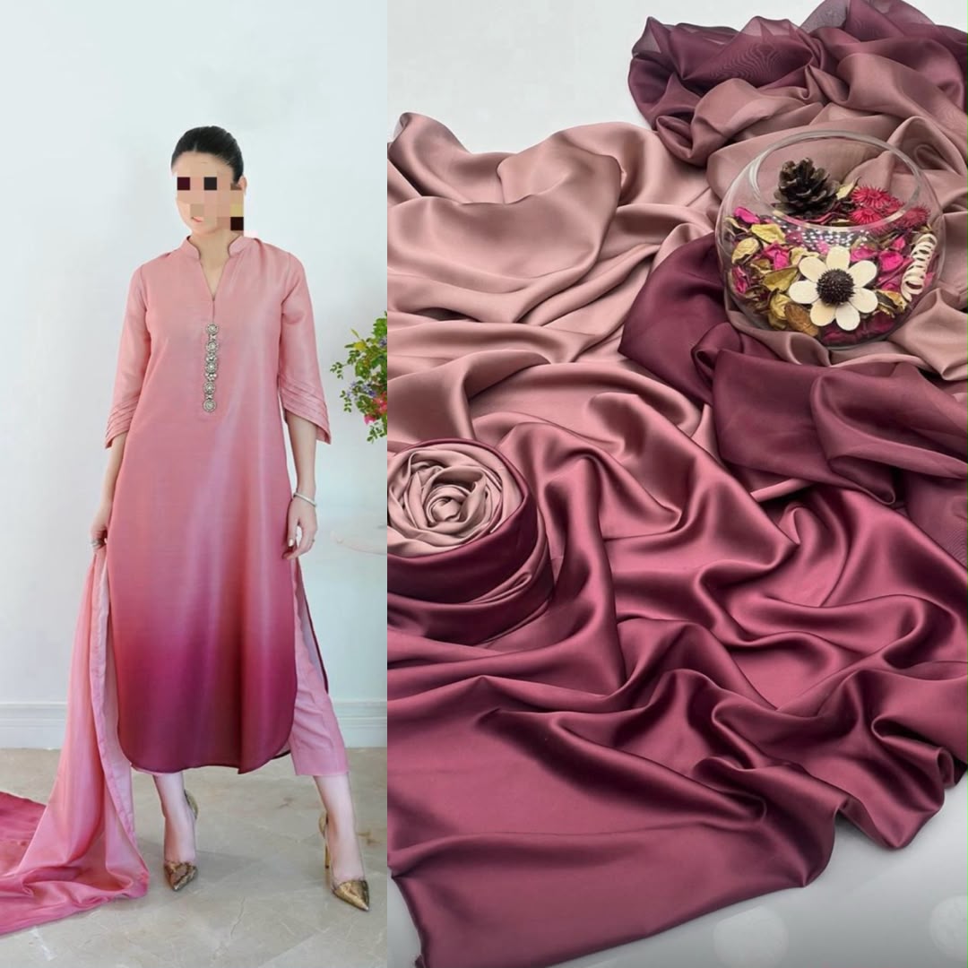 LULUSAR Digital Printed Shamooz Silk 3PC Unstitched Suit