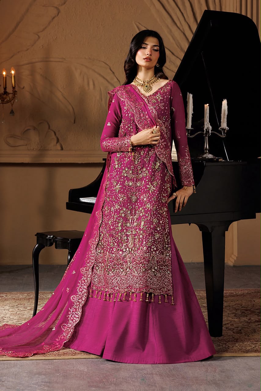 Emaan Adeel Luxury Embroidered Chiffon 3-Piece Suit