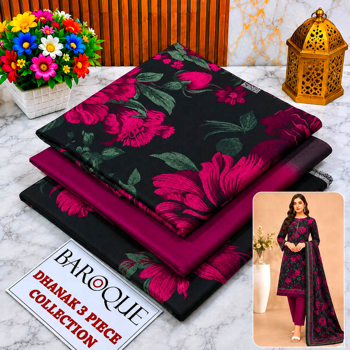 BAROQUE Dhanak 3 Piece Design 12