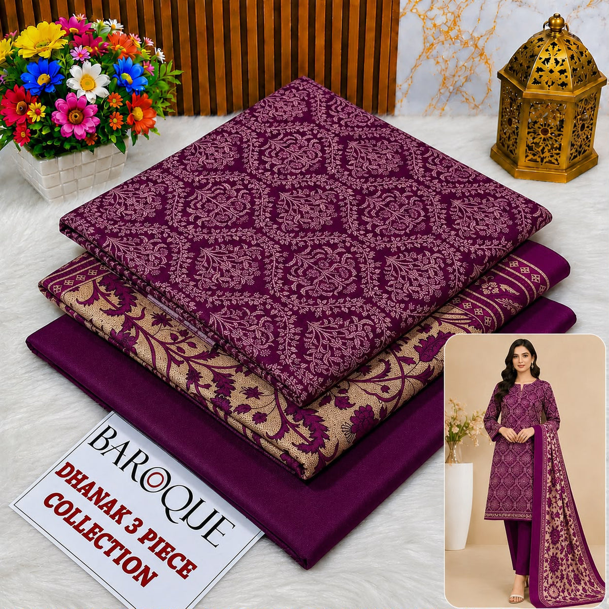 BAROQUE Dhanak 3 Piece Design 08