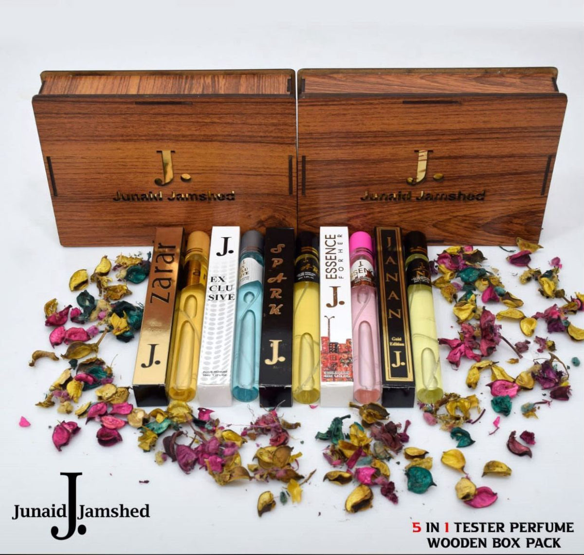 J. Tester Perfume Gift Set – 5 Piece Collection | 35ml Each