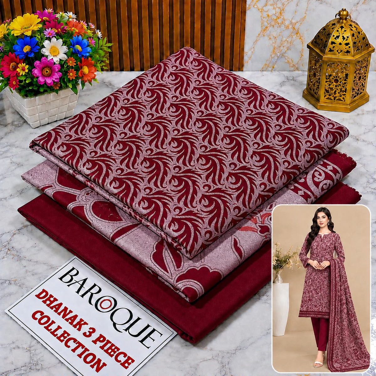 BAROQUE Dhanak 3 Piece Design 11