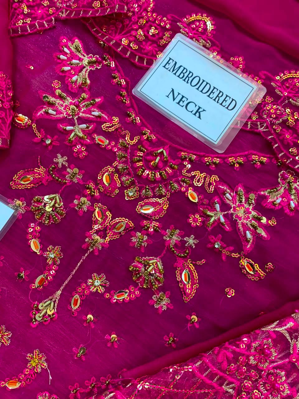 Emaan Adeel Luxury Embroidered Chiffon 3-Piece Suit