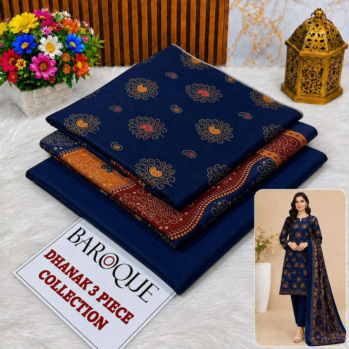 BAROQUE Dhanak 3 Piece Design 07