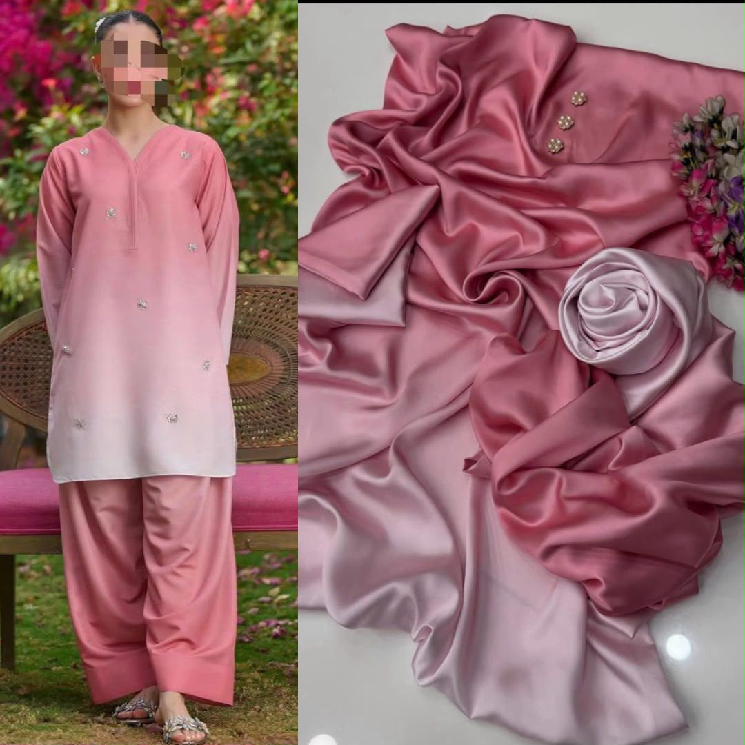 LULUSAR Digital Printed Shamooz Silk 3PC Unstitched Suit