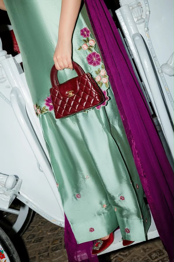 Murk Premium Shamoz Silk Embroidered 3PC Suit