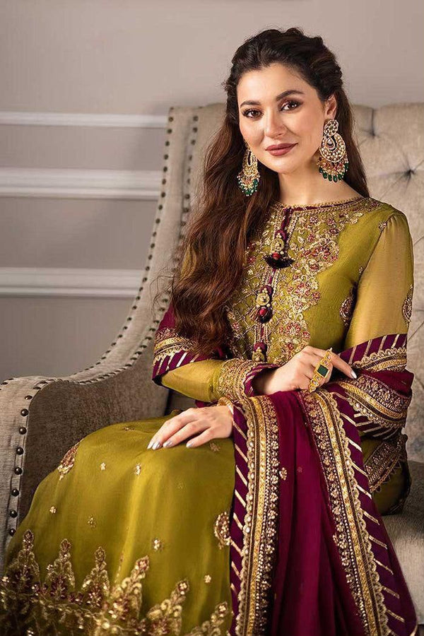 Asim Jofa Embroidered 3PC Unstitched Suit